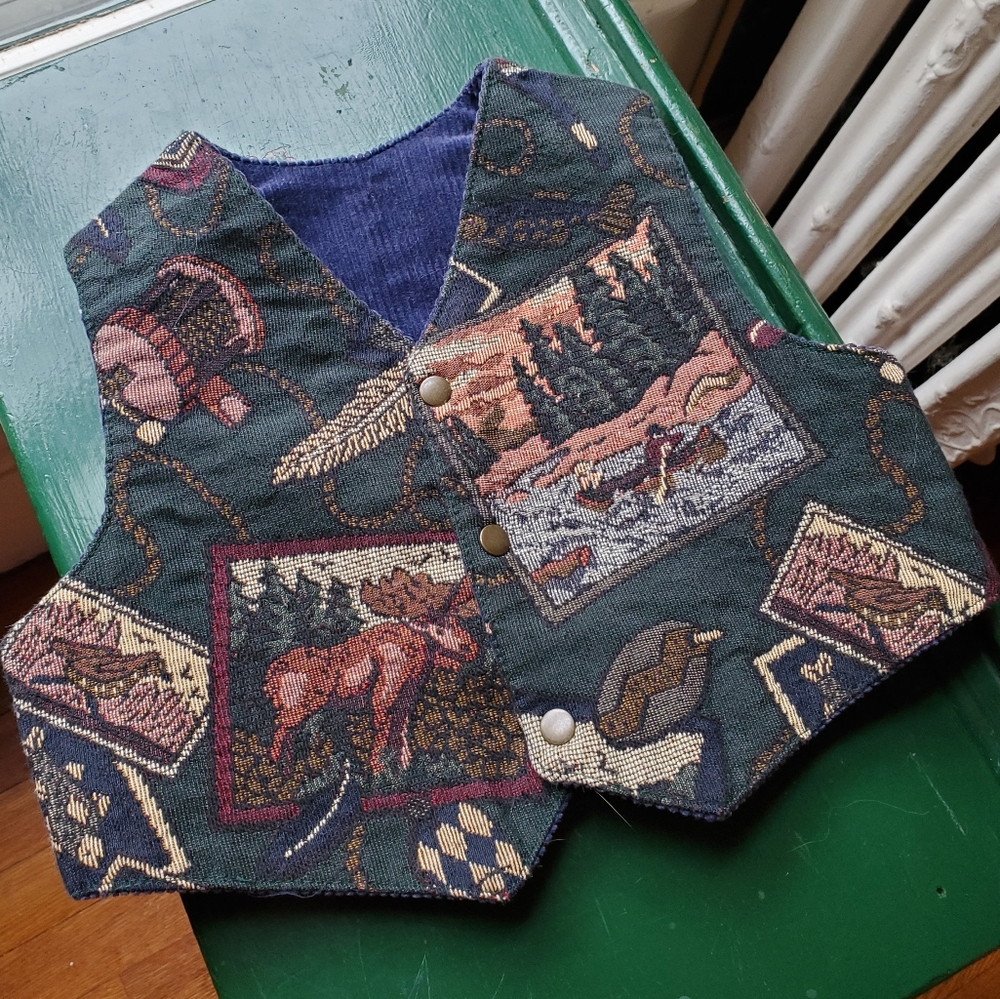 Handmade reversible vest